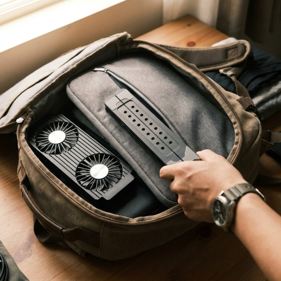 Nomanox Cooling Laptop Stand — Folds Flat. Stays Cool