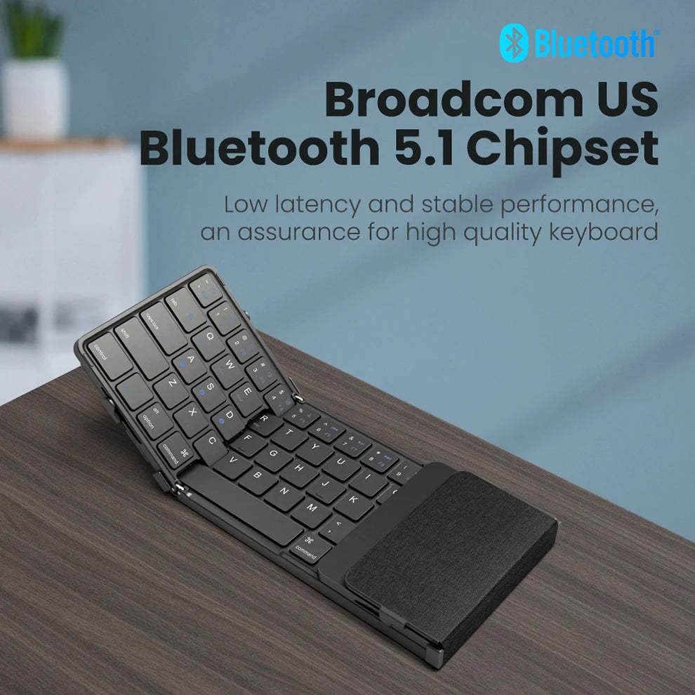 Nomanox Foldable Keyboard — Folds Flat. Types Real