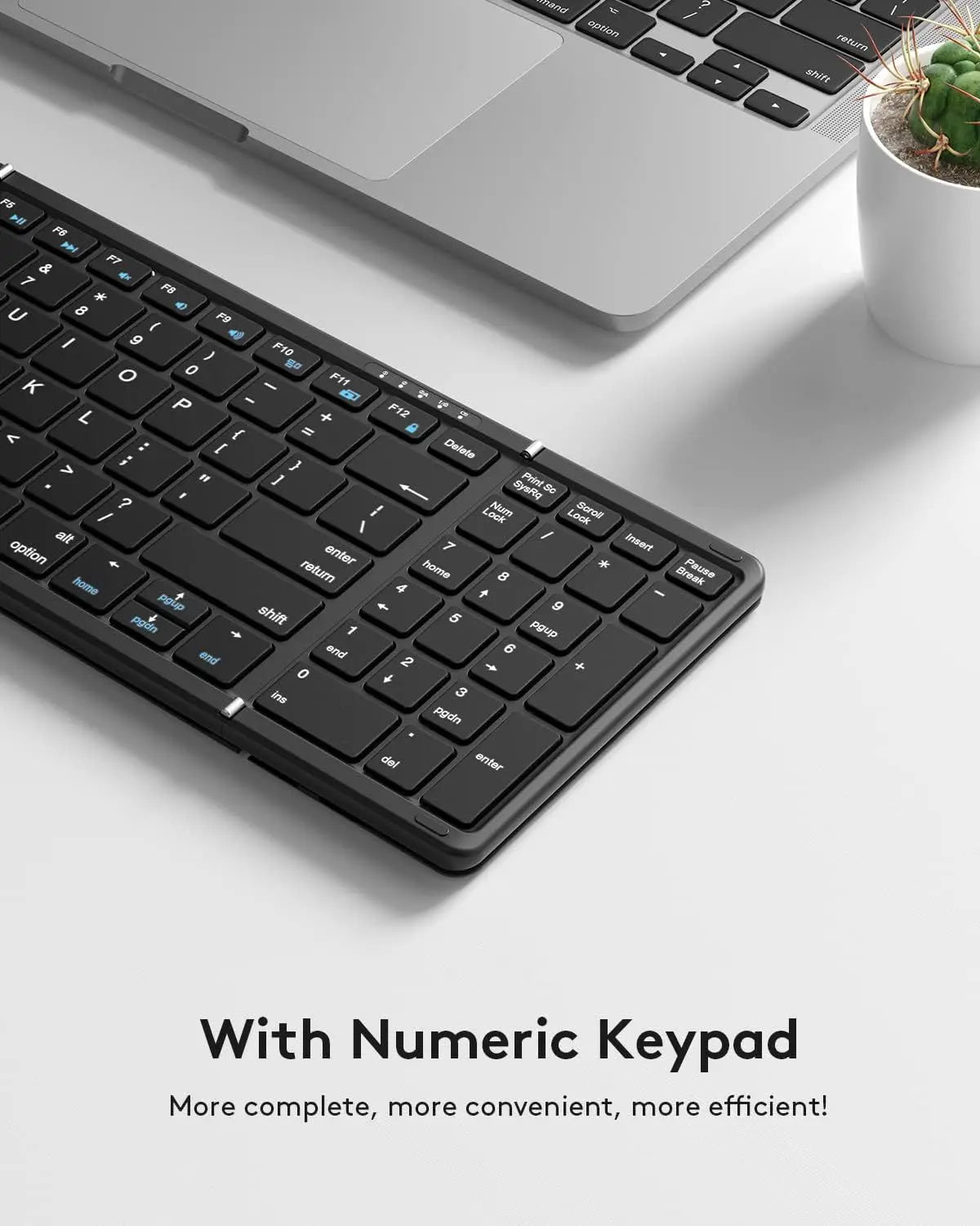 Nomanox Foldable Keyboard — Folds Flat. Types Real
