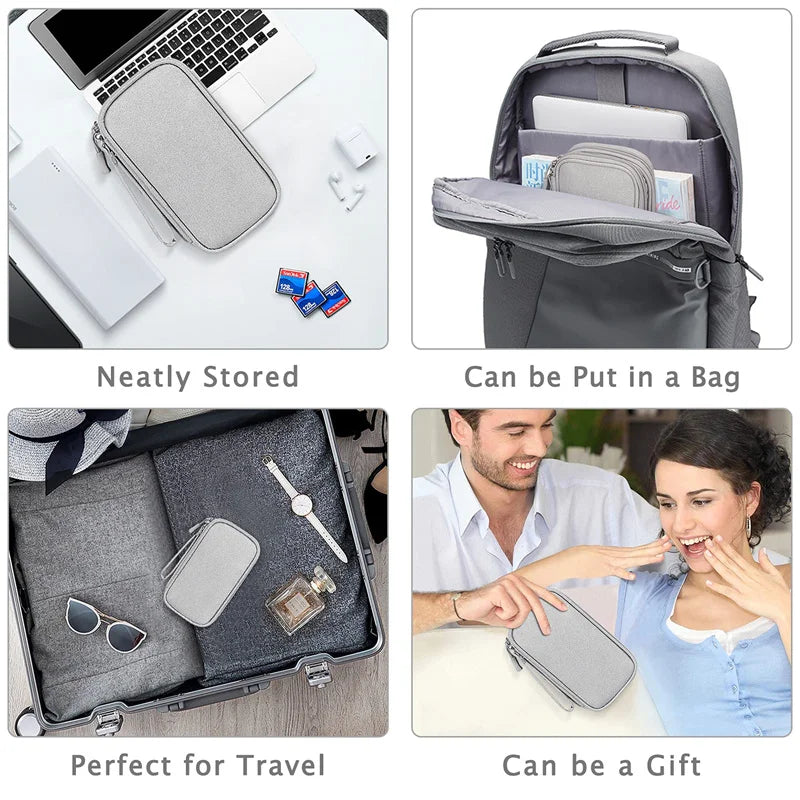 Nomanox Cable Travel Pouch — Sorted. Sealed. Packed